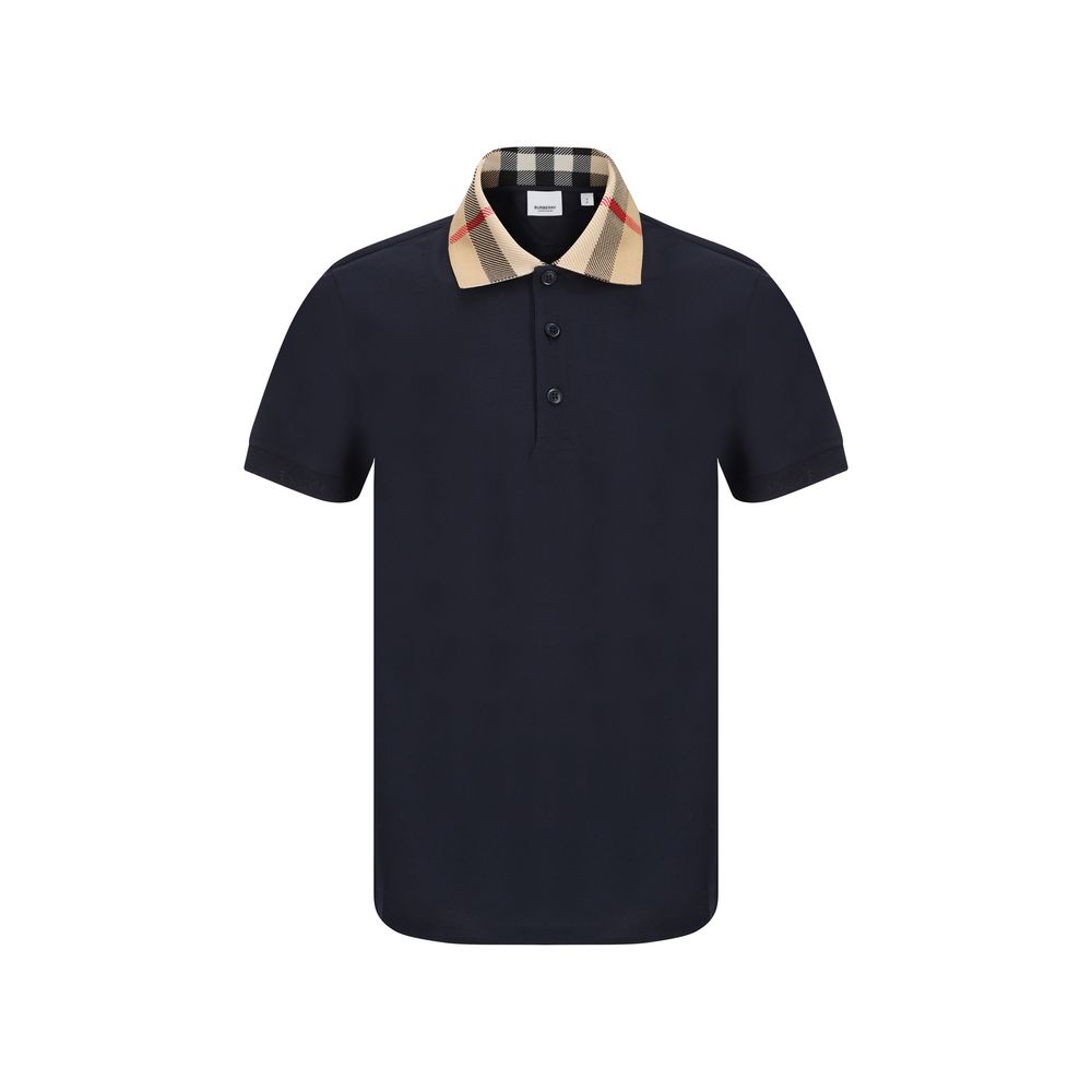 Burberry Blue Cotton Polo Shirt | Regal Royce