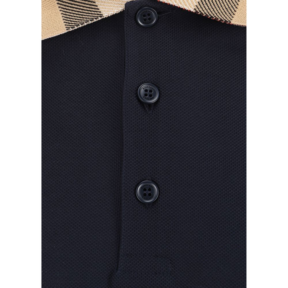 Burberry Blue Cotton Polo Shirt | Regal Royce