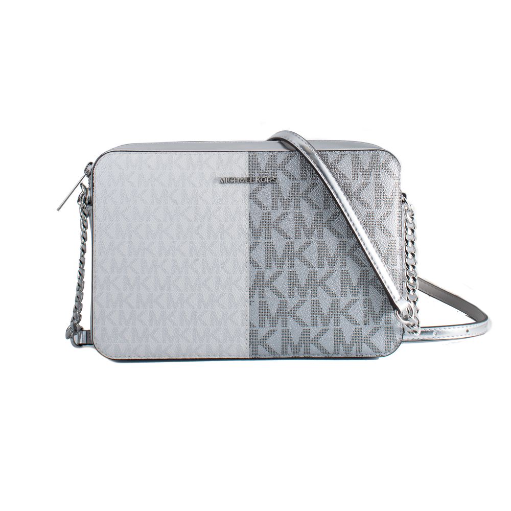 Michael Kors Gray Canvas Crossbody Bag | Regal Royce