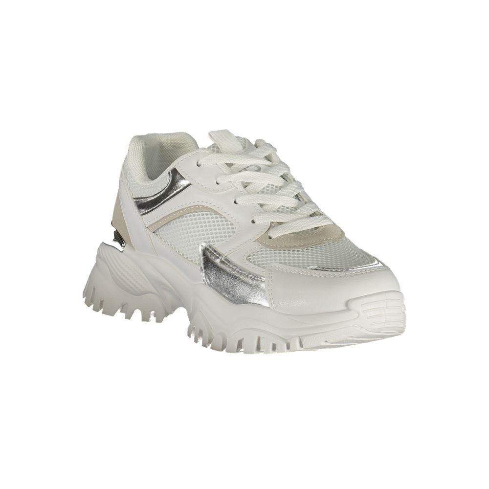 Laura Biagiotti White Polyurethane Women Sneaker | Regal Royce