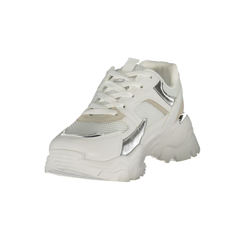Laura Biagiotti White Polyurethane Women Sneaker | Regal Royce