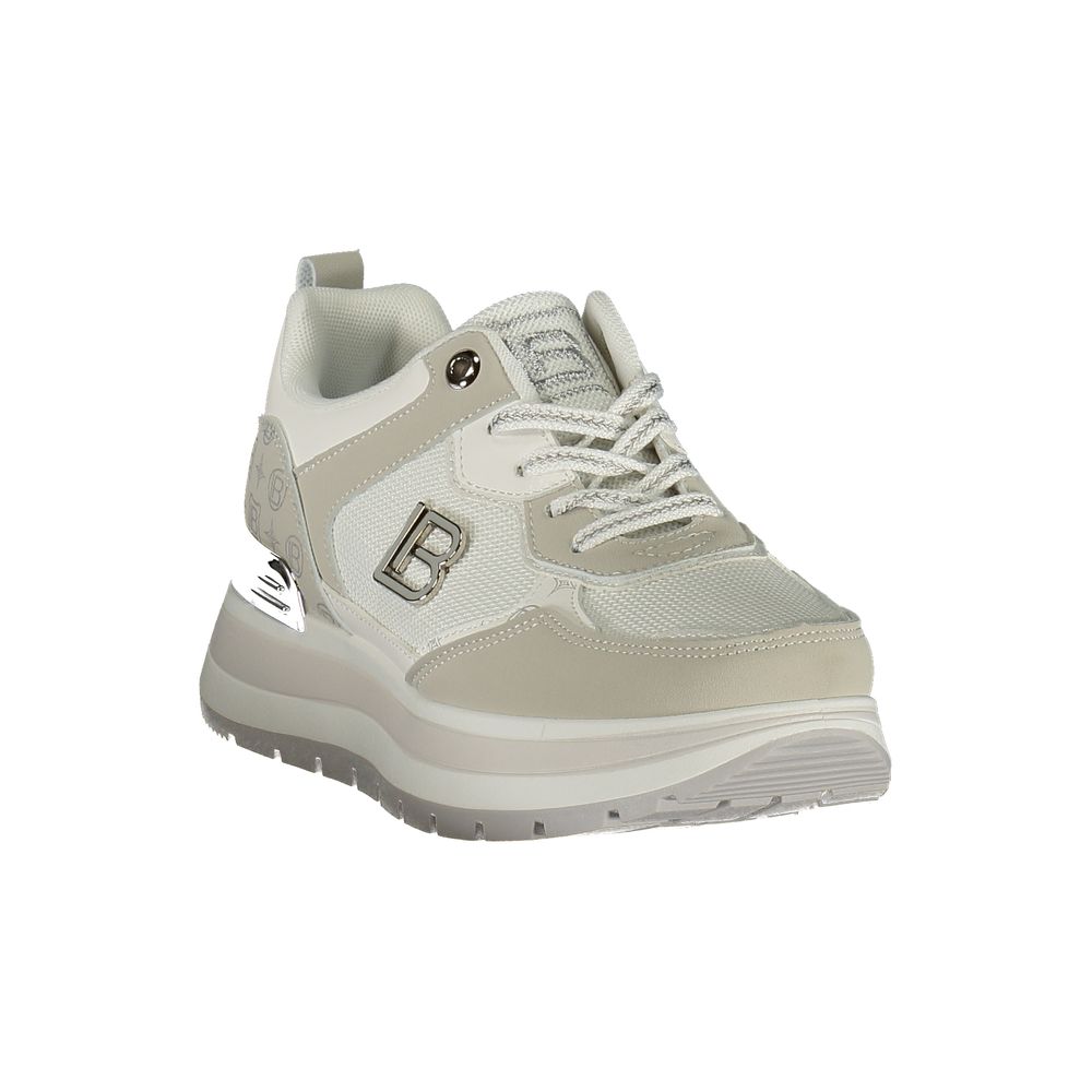 Laura Biagiotti White Polyurethane Women Sneaker | Regal Royce