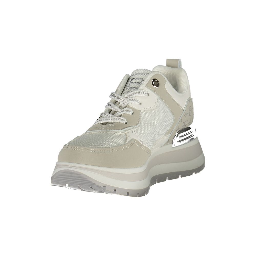 Laura Biagiotti White Polyurethane Women Sneaker | Regal Royce