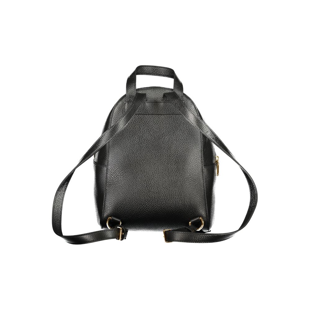 Coccinelle Black Leather Women Backpack | Regal Royce