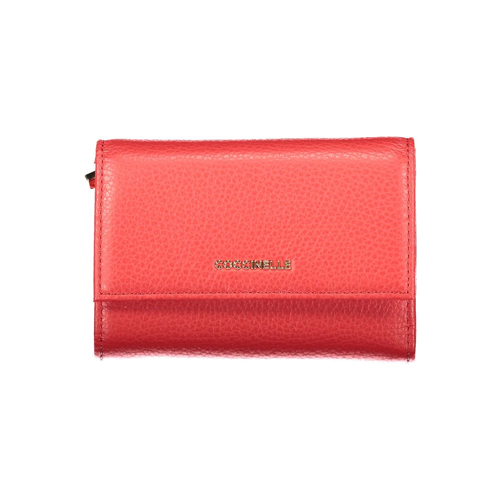 Coccinelle Rosso Leather Women Wallet | Regal Royce