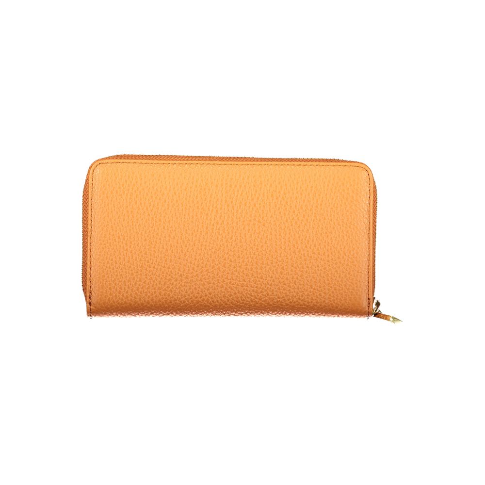 Coccinelle Arancione Leather Women Wallet | Regal Royce