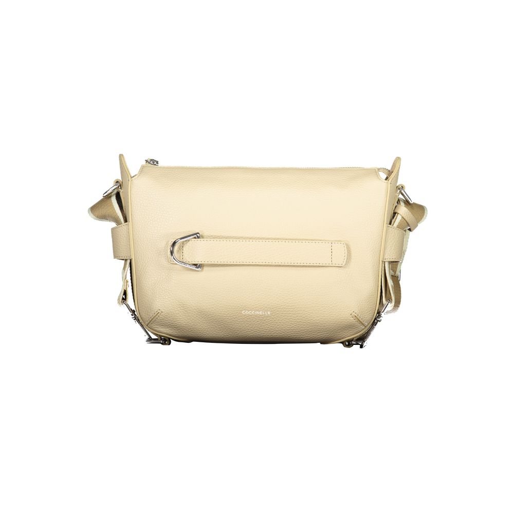 Coccinelle Beige Leather Handbag | Regal Royce