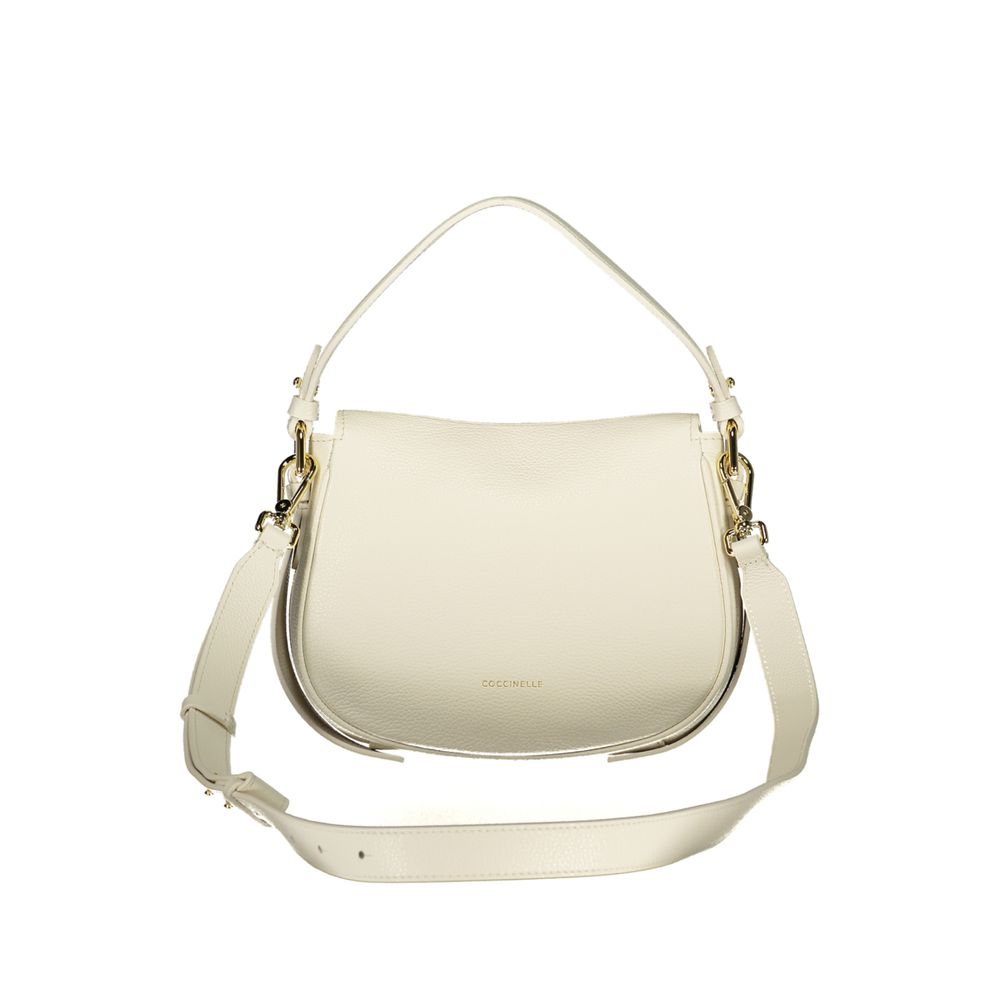 Coccinelle White Leather Handbag | Regal Royce