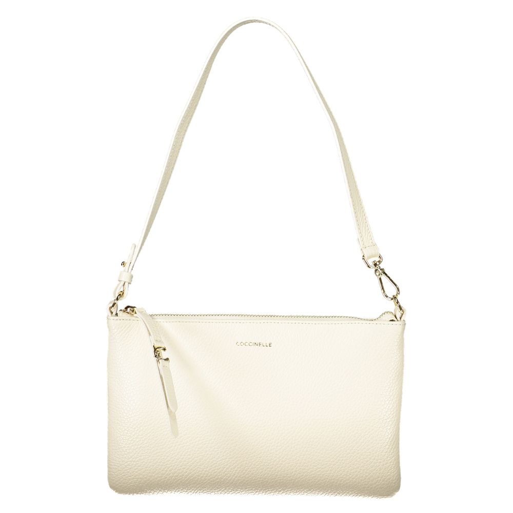 Coccinelle Bianco Pelle Women Handbag | Regal Royce