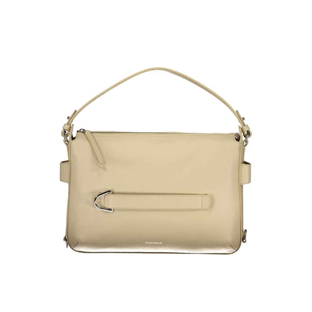 Coccinelle Beige Leather Handbag | Regal Royce