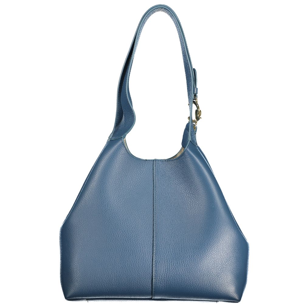 Coccinelle Blue Leather Handbag | Regal Royce