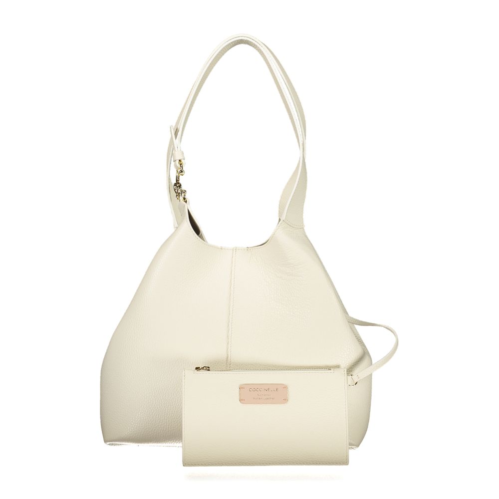 Coccinelle White Leather Handbag | Regal Royce