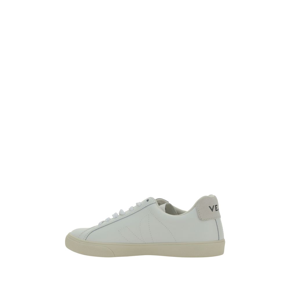 Veja White Calf Leather Bos Taurus Low Top Sneakers | Regal Royce