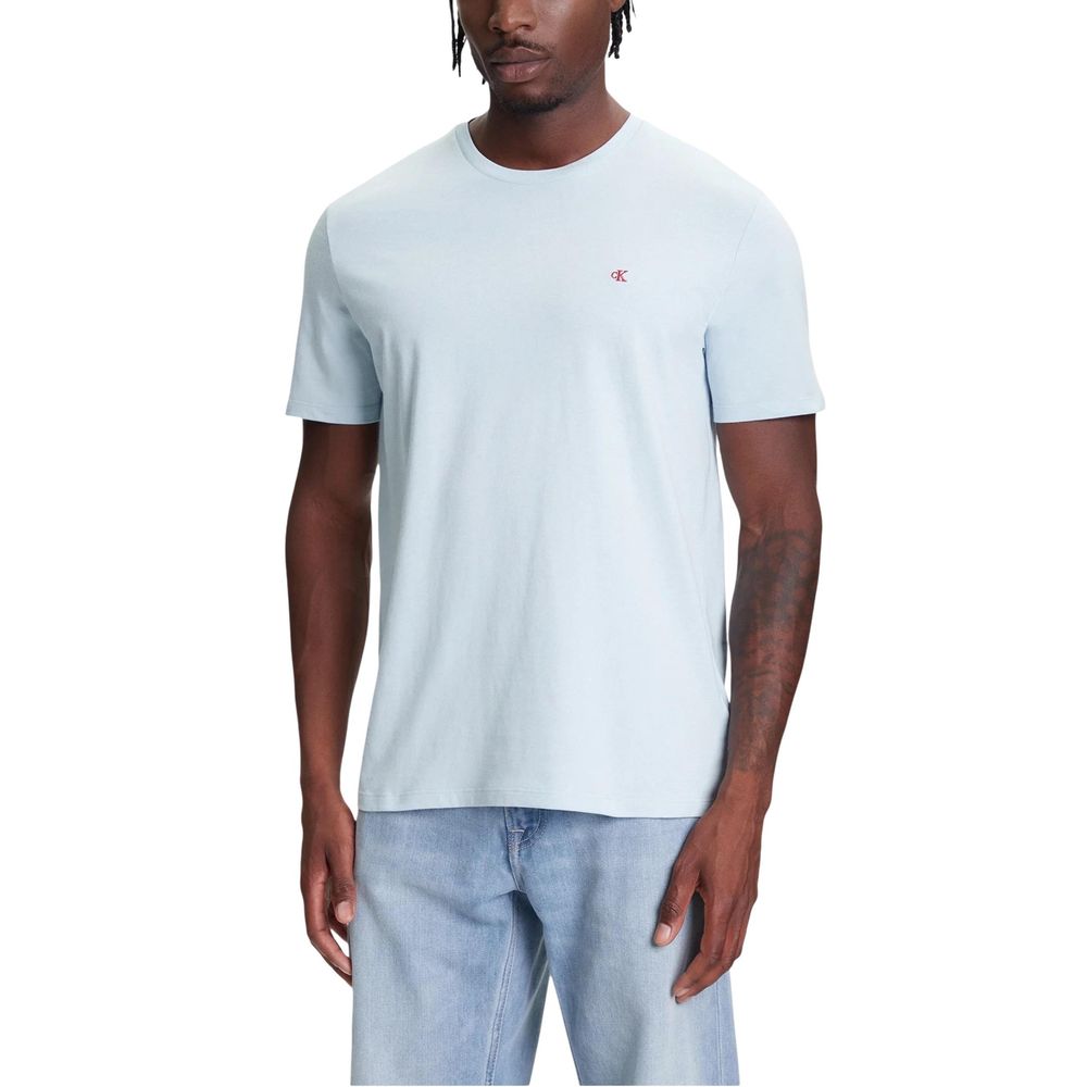 Calvin Klein Jeans Blue Cotton T-Shirt | Regal Royce