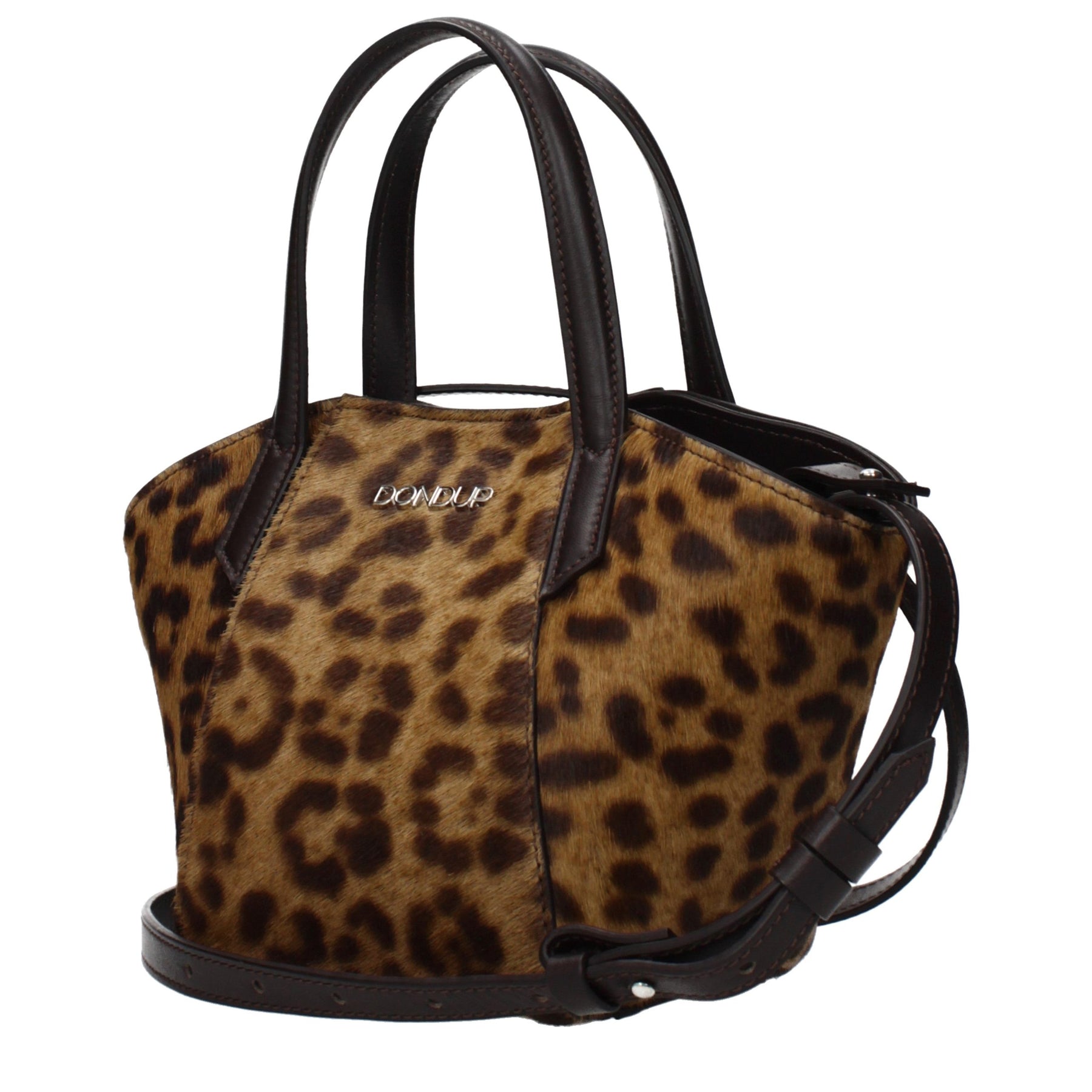 Dondup Brown Horsehair Handbag | Regal Royce
