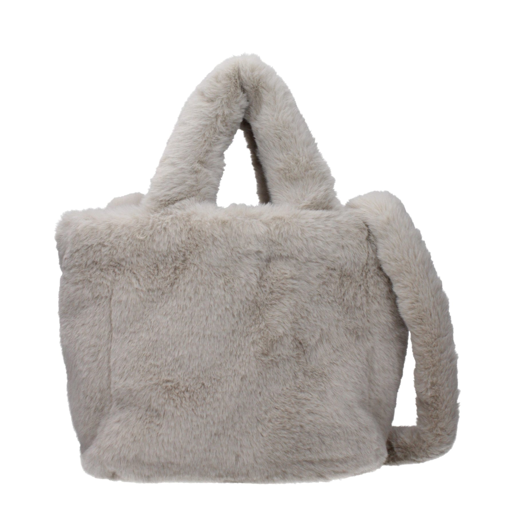 Herno Gray Fur Handbag | Regal Royce