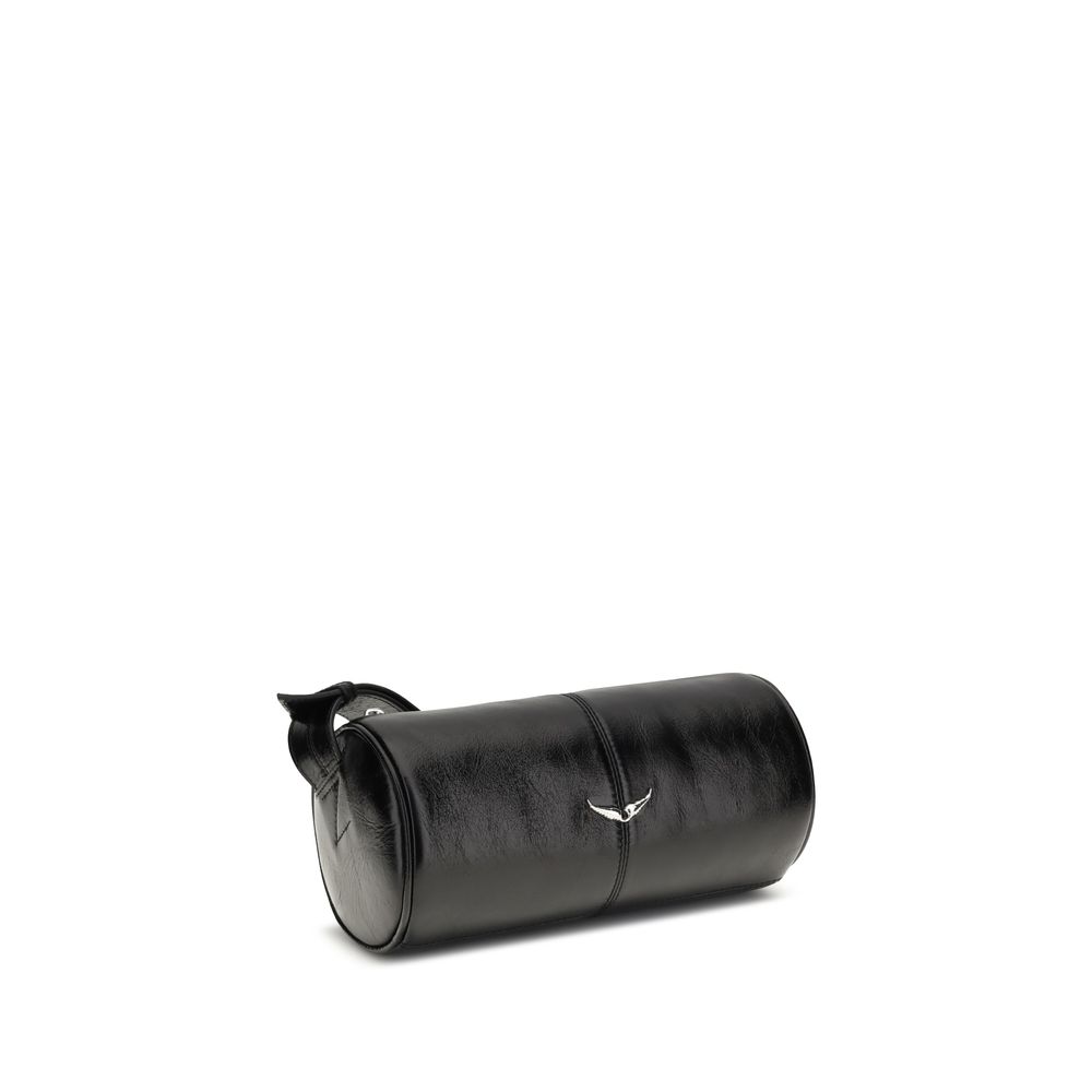 Zadig & Voltaire Black Leather Shoulder Bag | Regal Royce