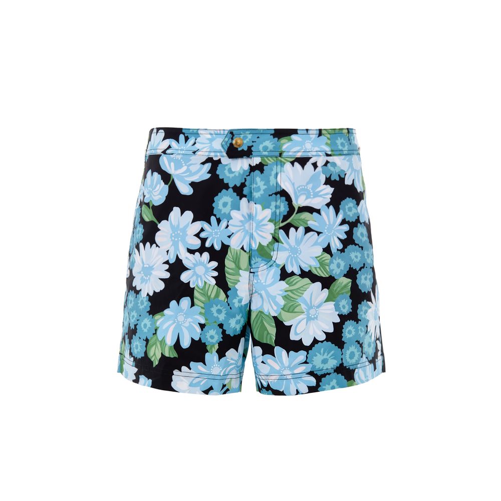 Tom Ford Blue Polyamide Swim Shorts | Regal Royce