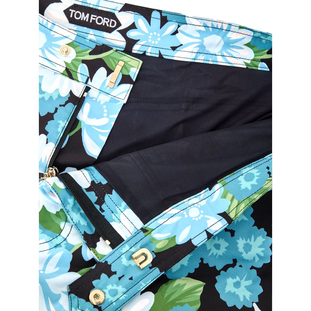 Tom Ford Blue Polyamide Swim Shorts | Regal Royce