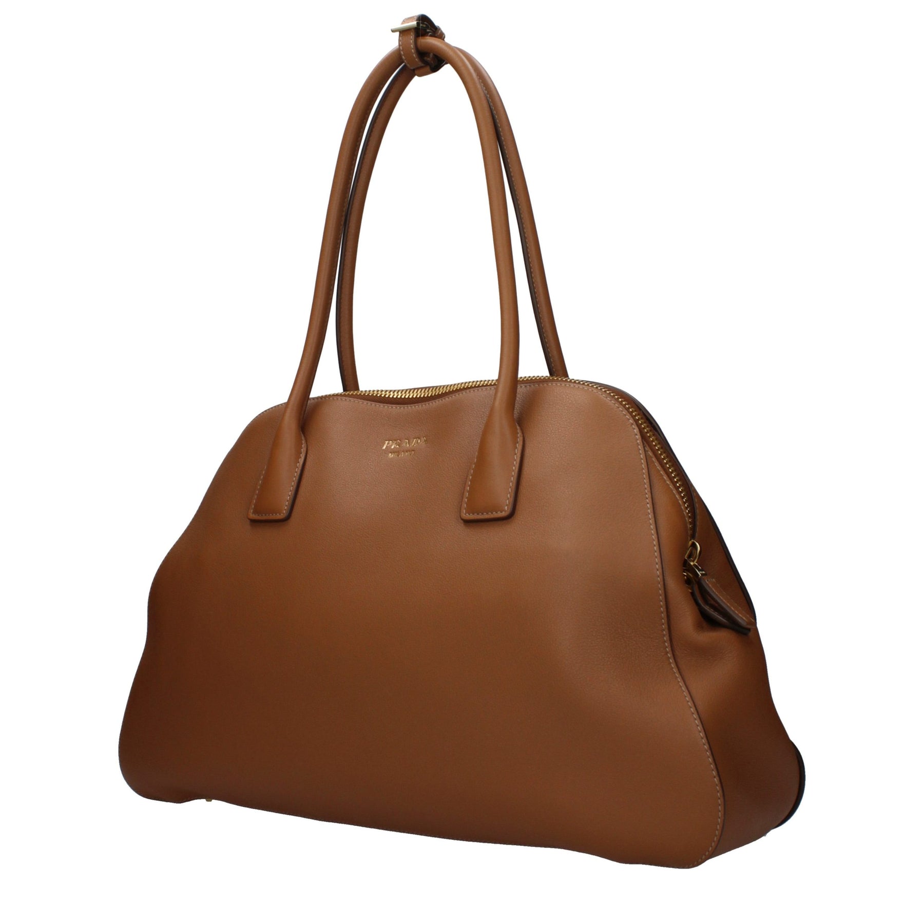 Prada Brown Leather Shoulder Bag | Regal Royce