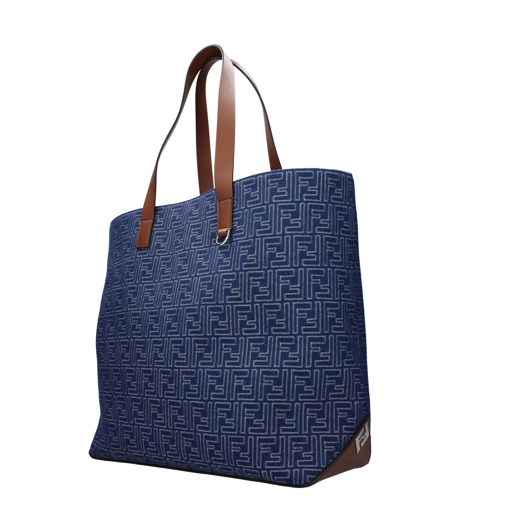 Fendi Blue Fabric Shoulder Bag | Regal Royce