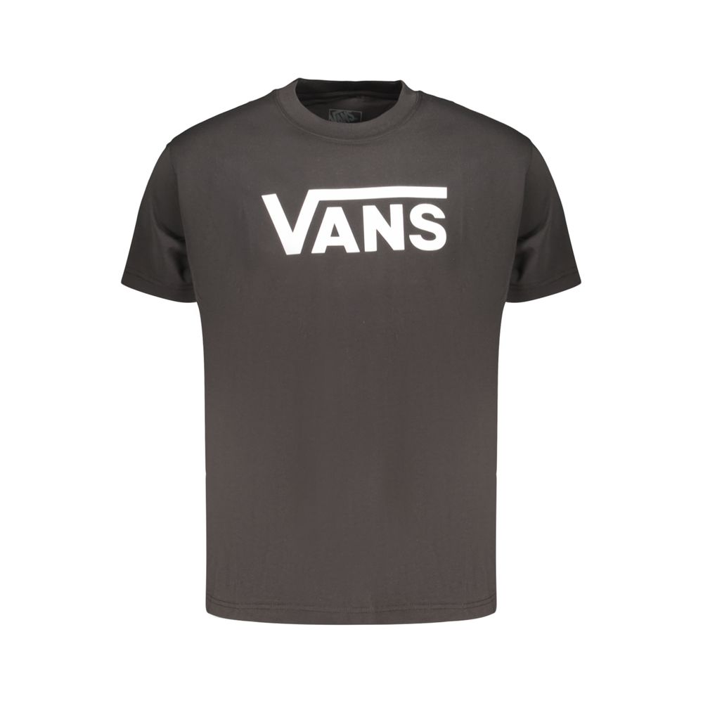 Vans Black Cotton Men T-Shirt | Regal Royce