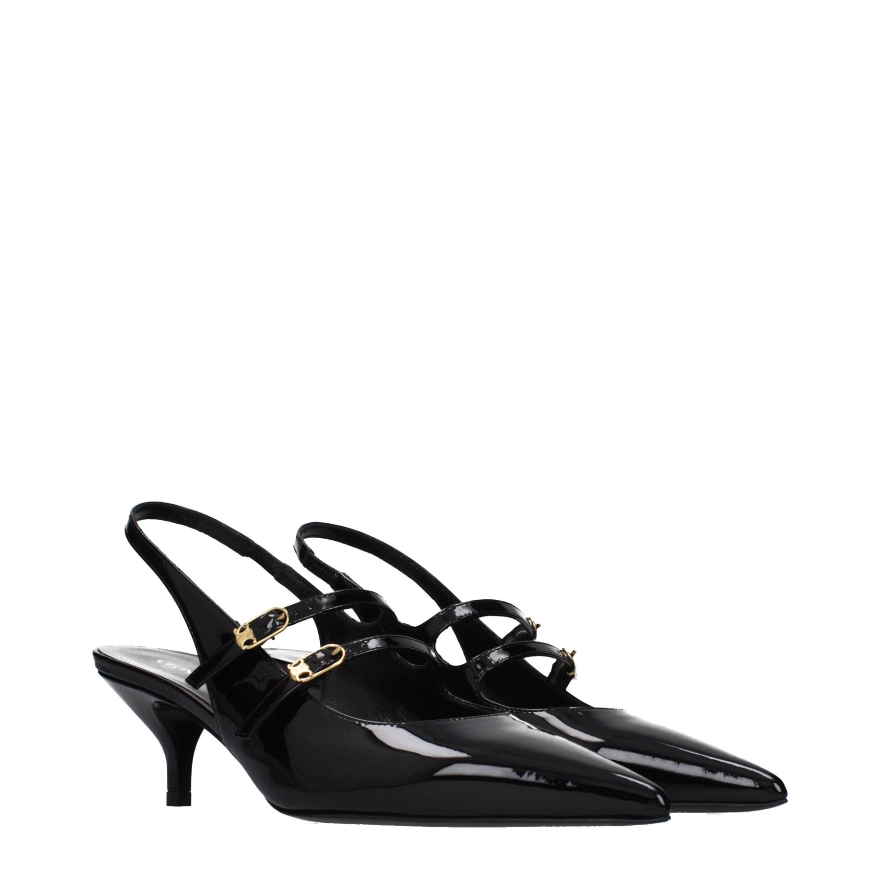 Celine Black Leather Sandals | Regal Royce