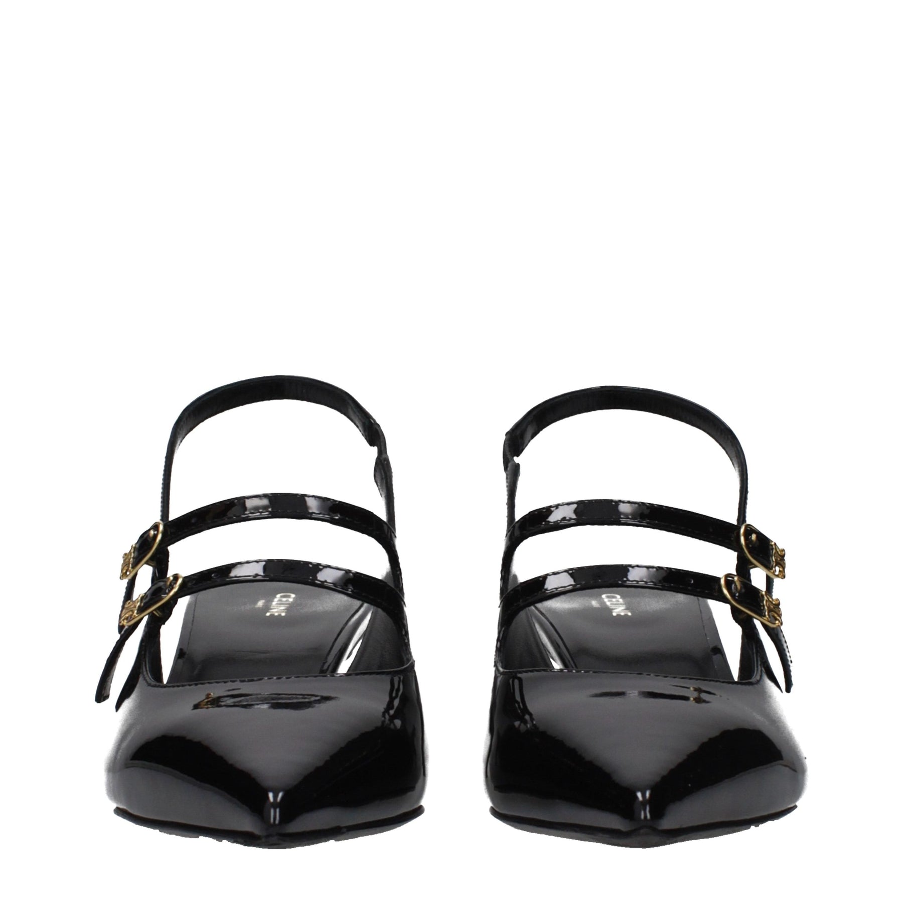 Celine Black Leather Sandals | Regal Royce