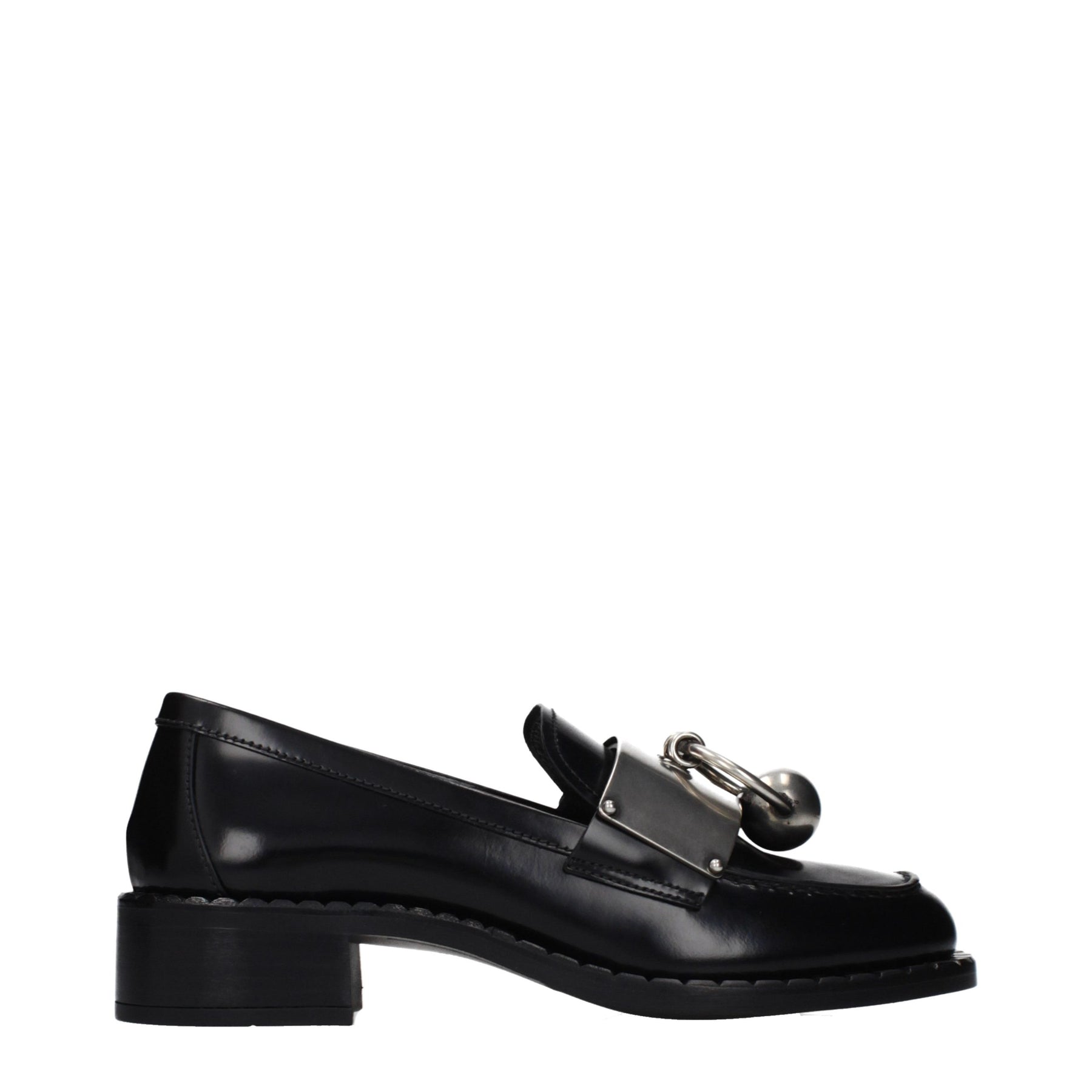 Prada Black Leather Slip-On Loafers | Regal Royce