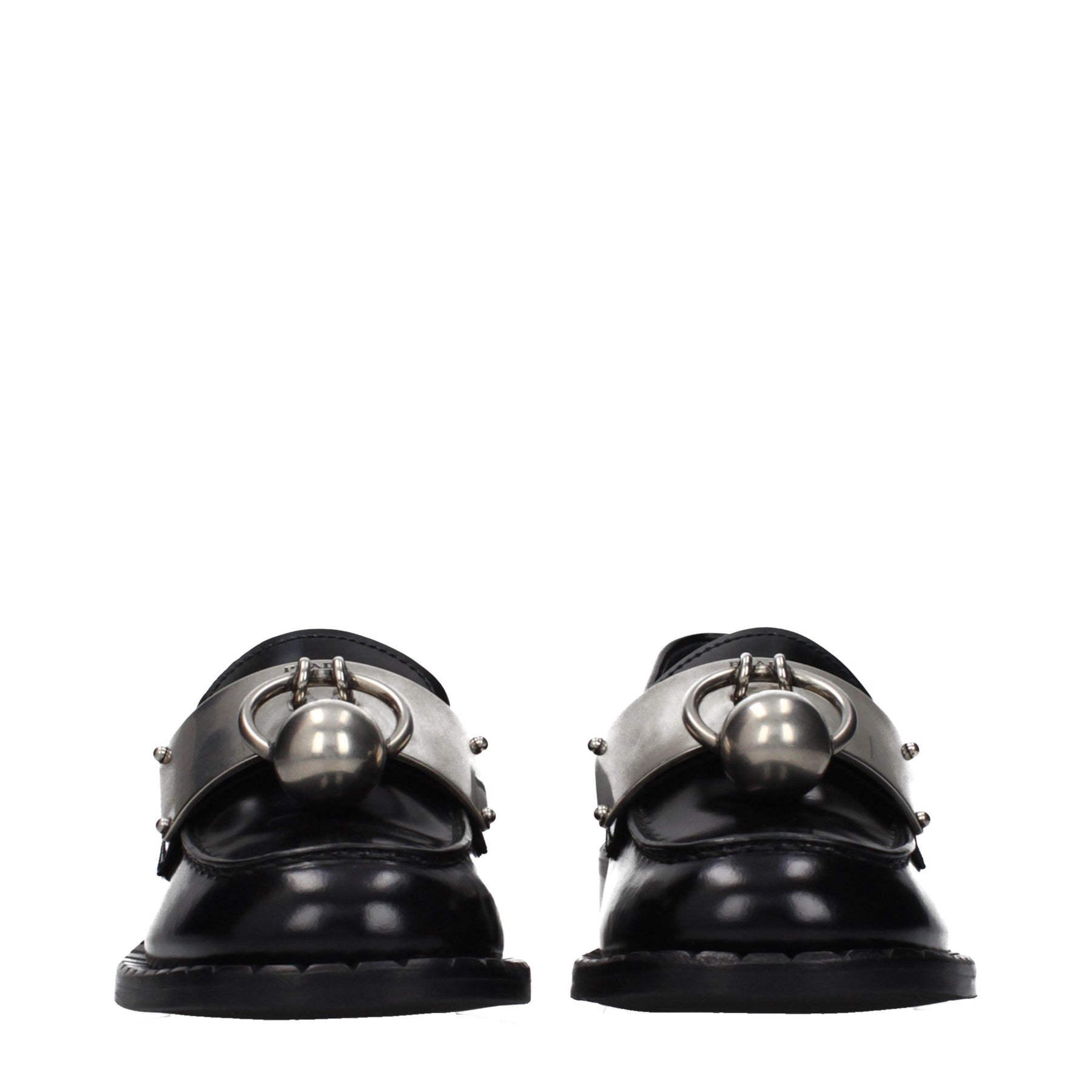Prada Black Leather Slip-On Loafers | Regal Royce