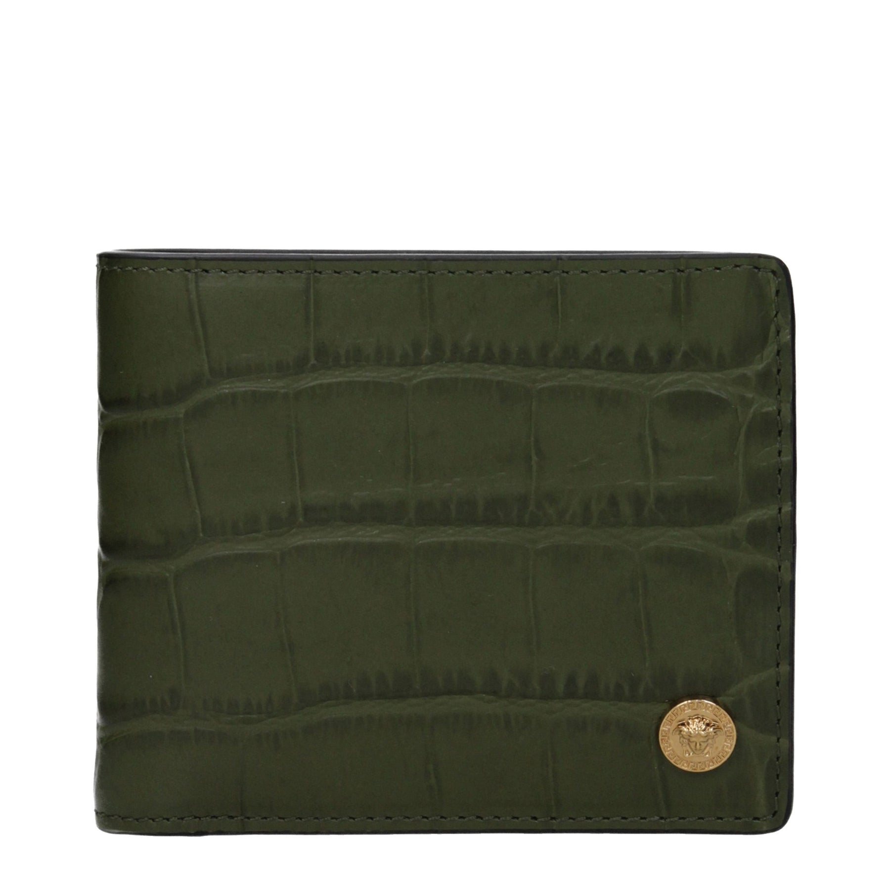 Versace Green Leather Wallet | Regal Royce