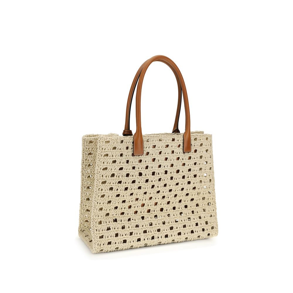 Versace Beige Cotton Shoulder Bag | Regal Royce