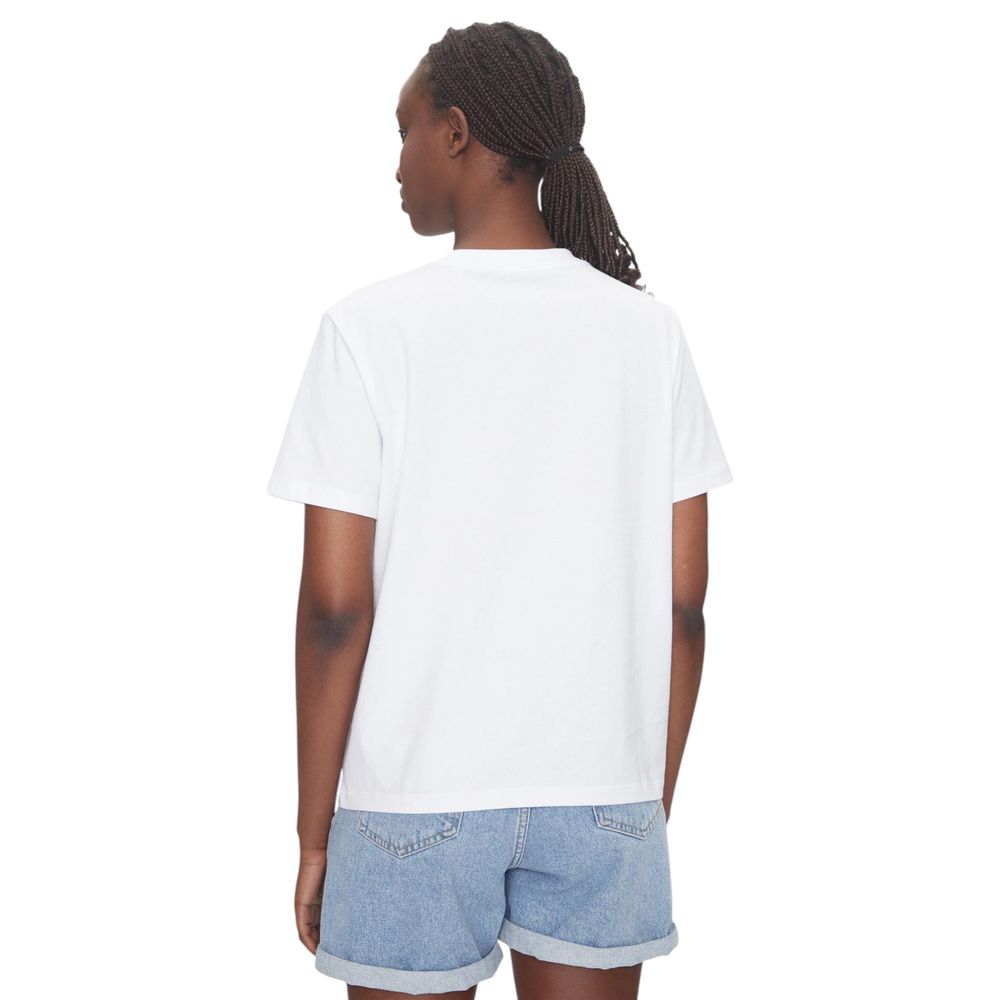 Calvin Klein Jeans White Cotton T-Shirt | Regal Royce