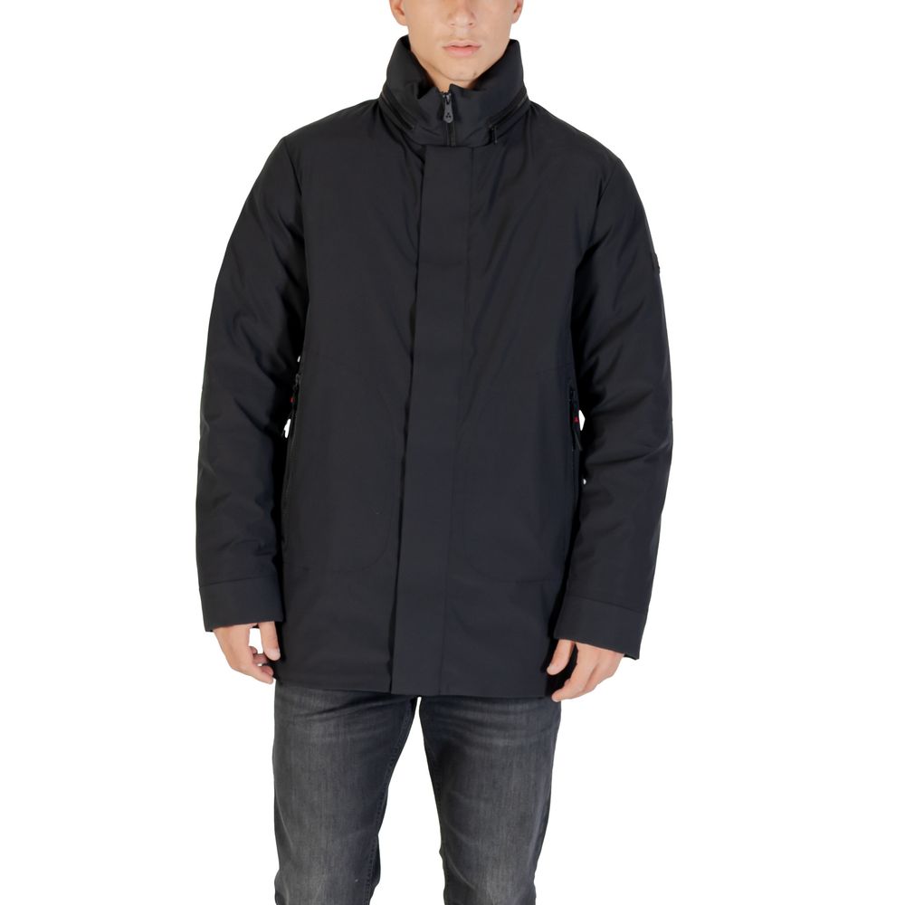 Peuterey Black Polyester Parka | Regal Royce