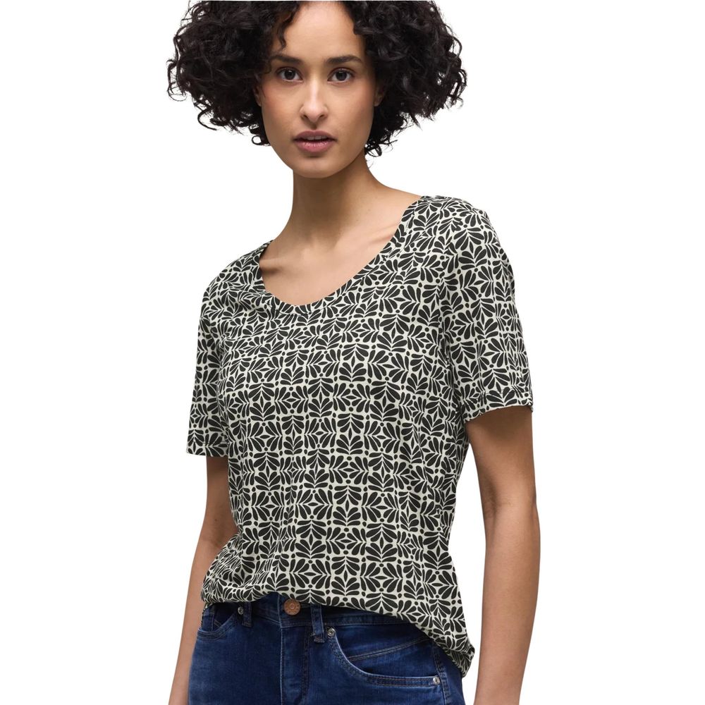 Street One Black Modal T-Shirt | Regal Royce