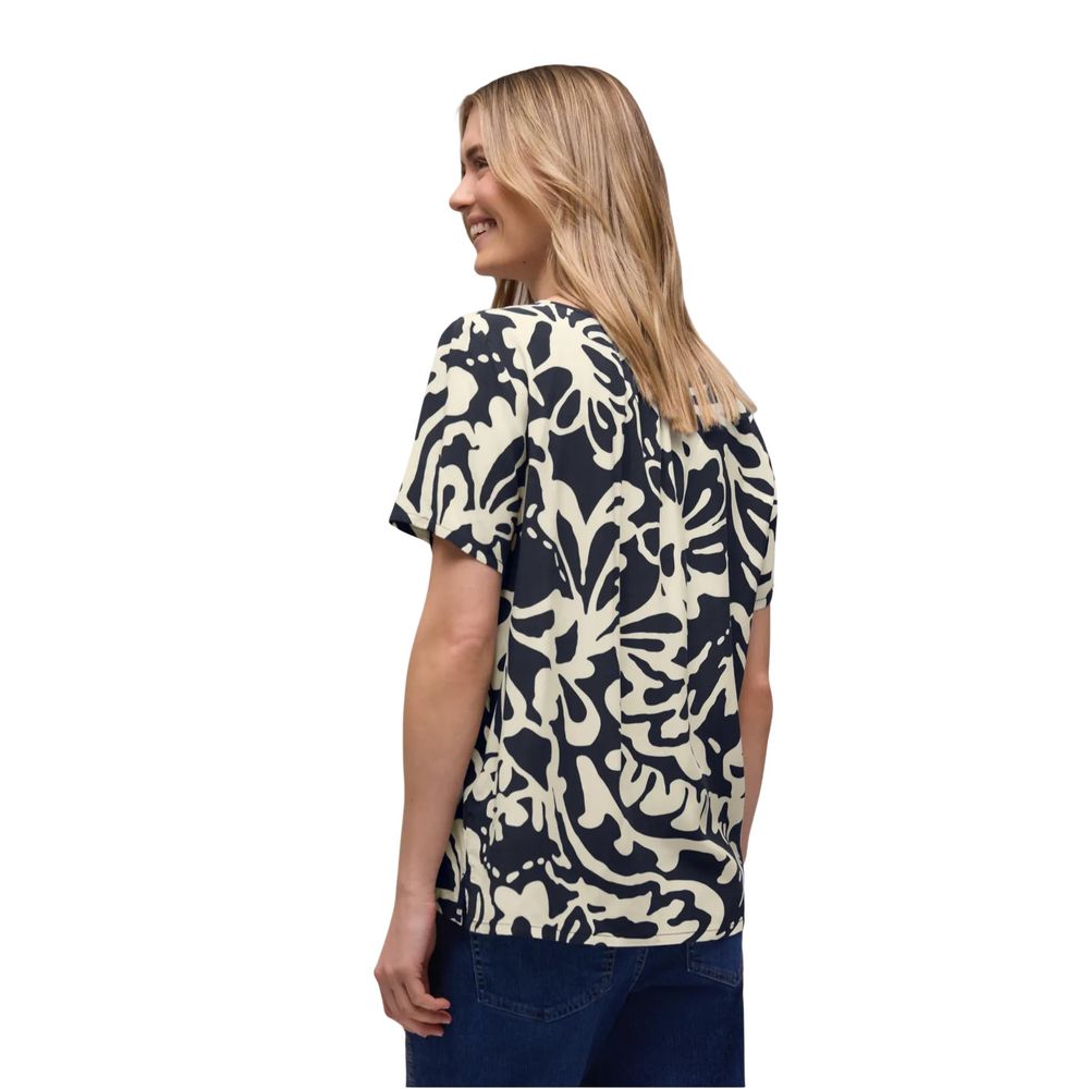 Street One Blue Viscose Blouse | Regal Royce