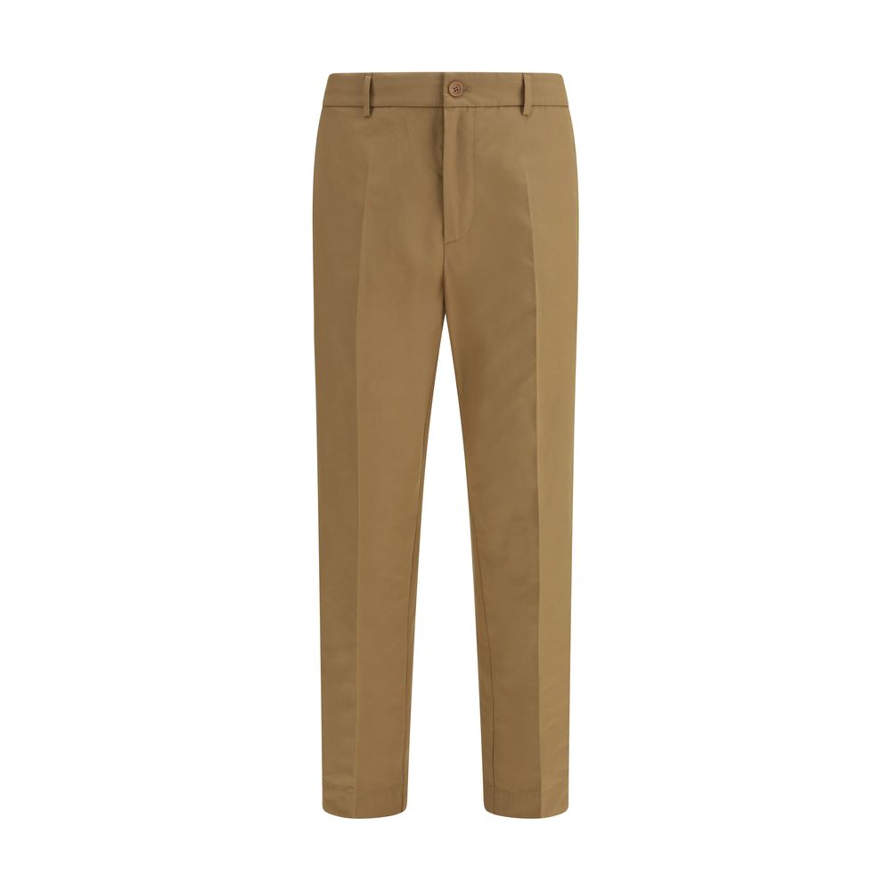 Moncler Beige Cotton Casual Pants | Regal Royce