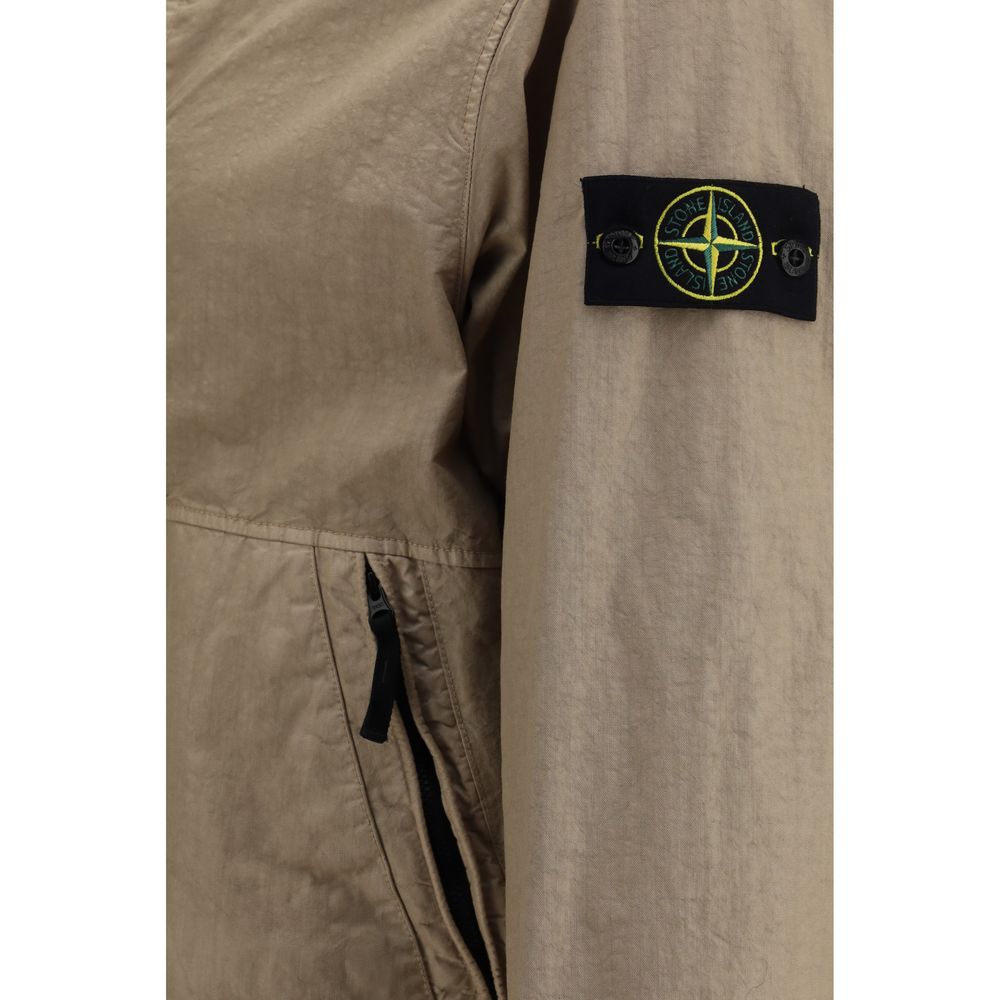 Stone Island Brown Polyamide Shell Jacket | Regal Royce