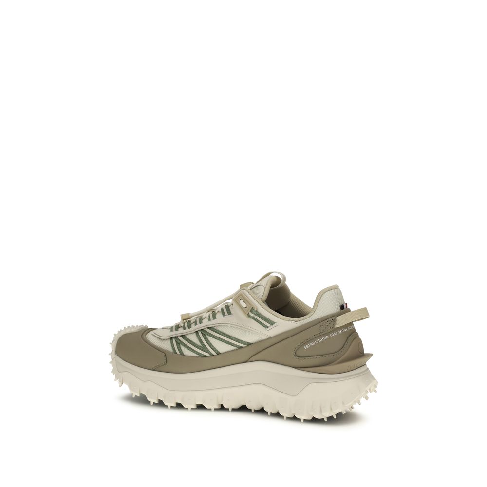 Moncler Beige Polyamide Athletic Sneakers | Regal Royce