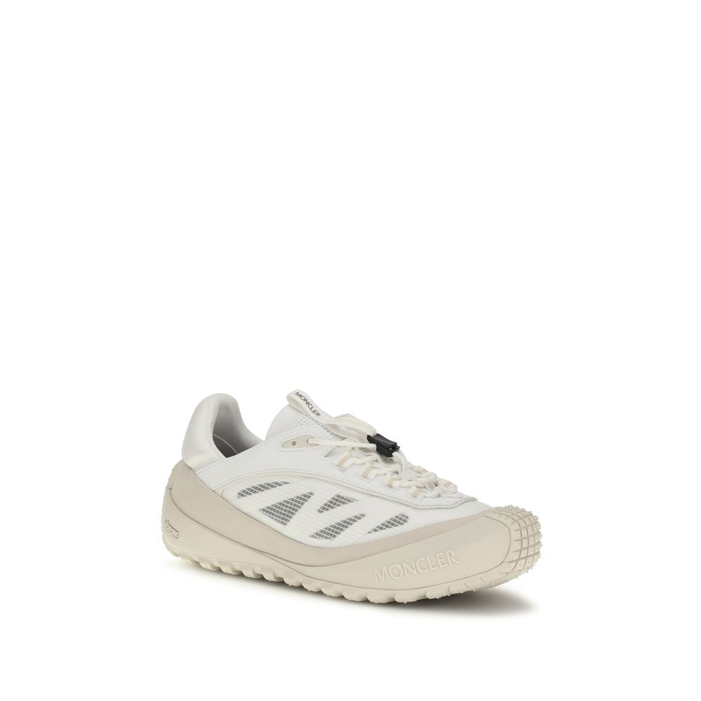 Moncler White Polyester Athletic Sneakers | Regal Royce