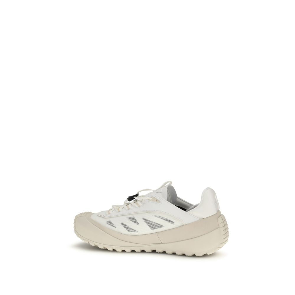 Moncler White Polyester Athletic Sneakers | Regal Royce