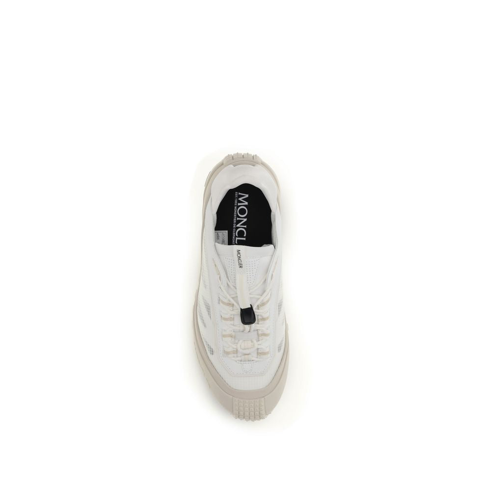 Moncler White Polyester Athletic Sneakers | Regal Royce