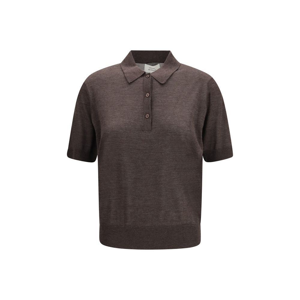 Loulou De Saison Brown Cashmere Polo Shirt | Regal Royce
