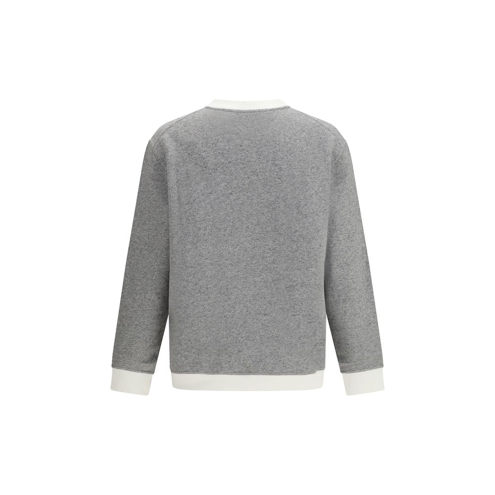 Brunello Cucinelli Gray Cotton Sweatshirt | Regal Royce