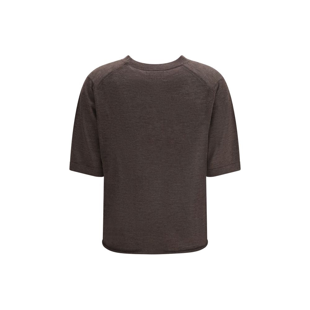 Loulou De Saison Brown Cashmere T-Shirt | Regal Royce