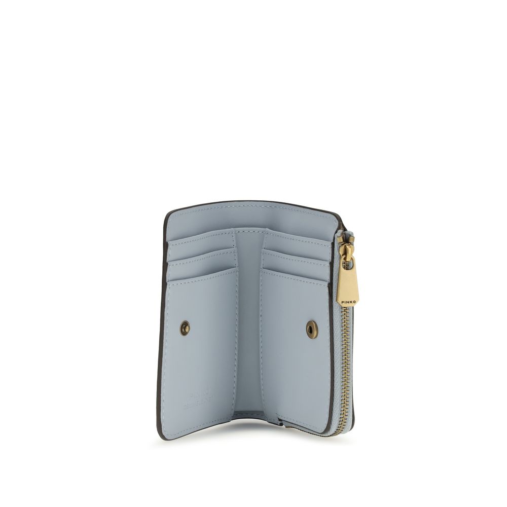 PINKO Blue Calf Leather Bos Taurus Wallet | Regal Royce