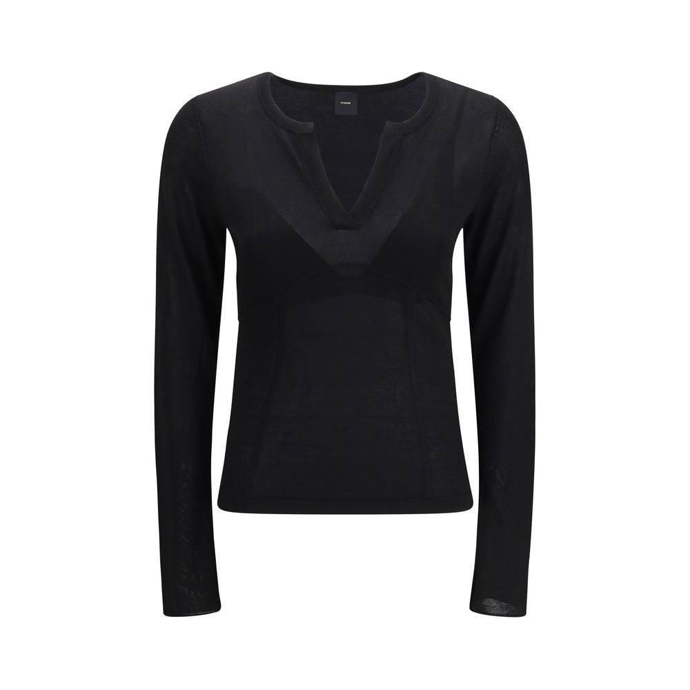 PINKO Black Viscose Sweatshirt | Regal Royce