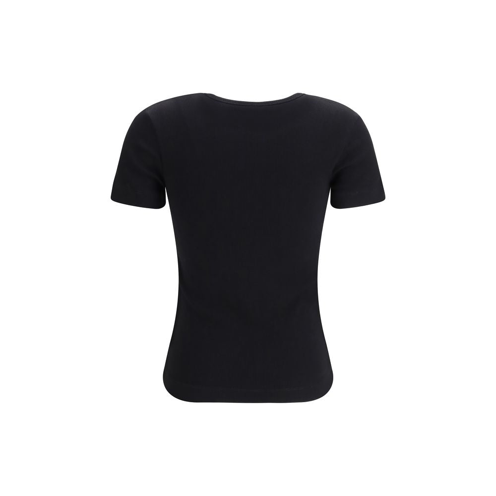 PINKO Black Cotton T-Shirt | Regal Royce