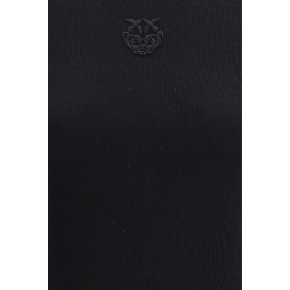 PINKO Black Cotton T-Shirt | Regal Royce