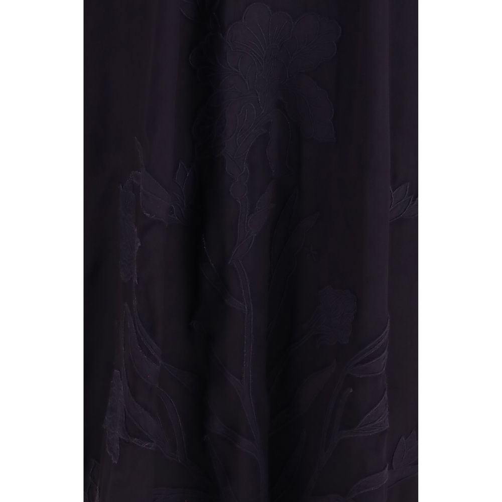 Forte_Forte Black Viscose Casual Dress | Regal Royce